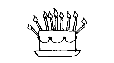 Birthday  black and white black and white birthday party clipart