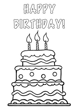 Birthday  black and white happy birthday cake clip art black and white