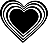 Black heart clipart 5 - WikiClipArt