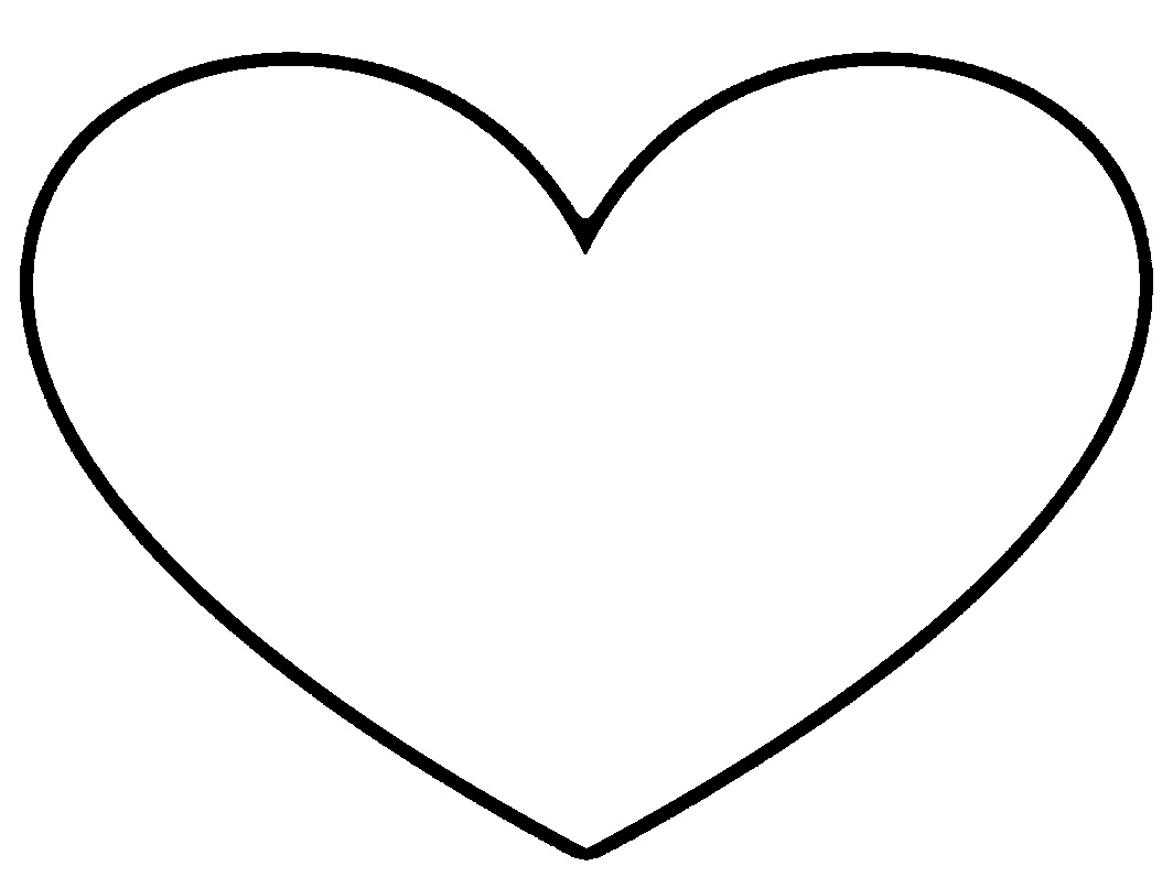 Black heart heart clip art black and white free clipart images