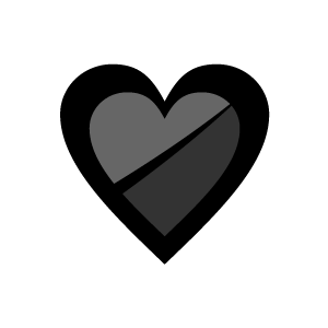 Black heart heart clipart black and white heart clip art at vector