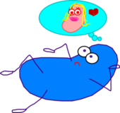 Blue jelly bean love clip art high quality - WikiClipArt