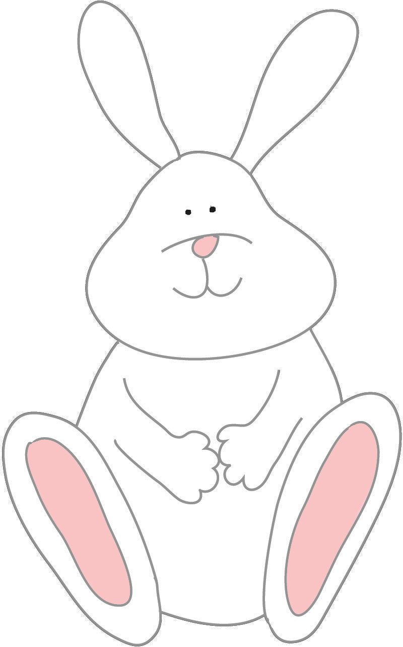 Bunny  black and white bunny clipart black and white free images 3 2