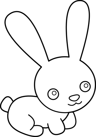 Bunny  black and white free download easter clip art bunny clipart black and white