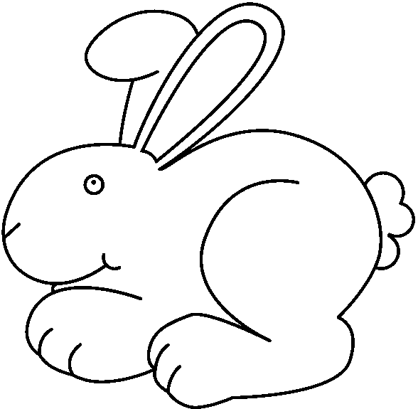 Bunny  black and white happy easter bunny clip art black and white clipart