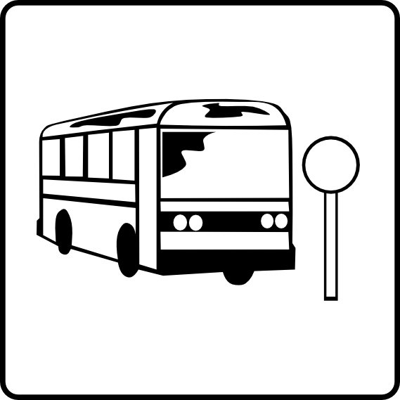 Bus  black and white bus pictures clip art