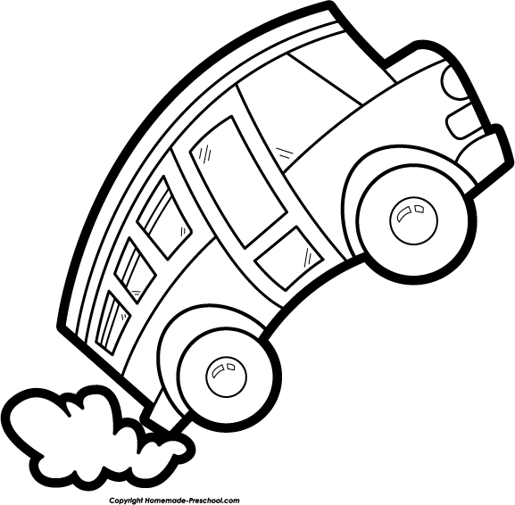 Bus  black and white free school bus clipart black and white