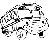 Bus black and white school bus clipart black and white craft projects 3 ...