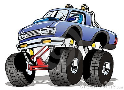 Cartoon monster truck pictures clip art