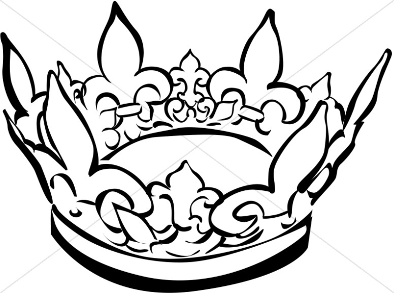 Crown  black and white black and white crown clipart