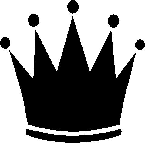 Crown  black and white crown clipart black and white vector free 4