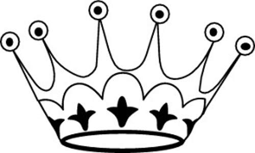 Crown  black and white crown clipart black and white vector free 5