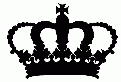 Crown  black and white free crown clipart black white clipartfest