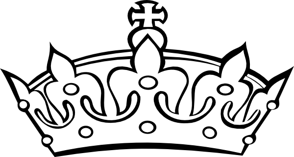 Crown  black and white princess crown clipart black and white free