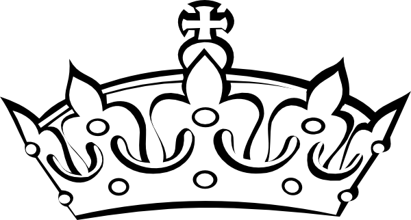 Crown  black and white queen crown clipart black and white free
