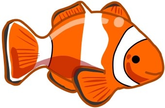 Cute fish clipart for kids 2