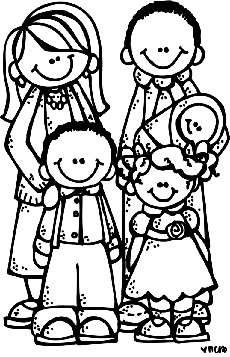 Family black and white family clipart black and white clipartfest ...