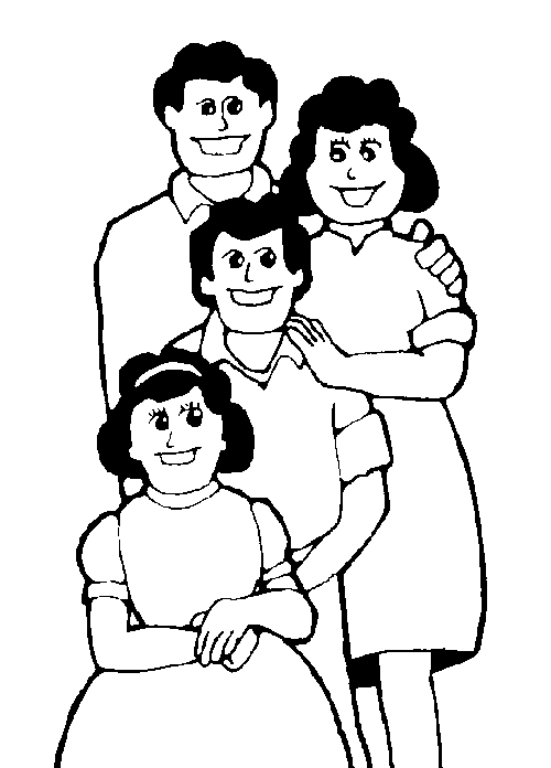 Family  black and white family clipart black and white free images