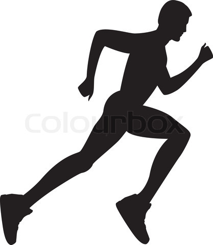 Free to use and share person running clipart for your project