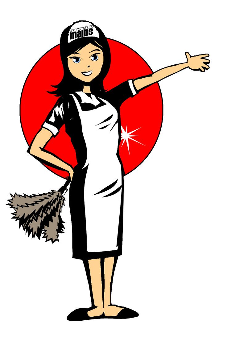Housekeeping clipart cleaning hostted