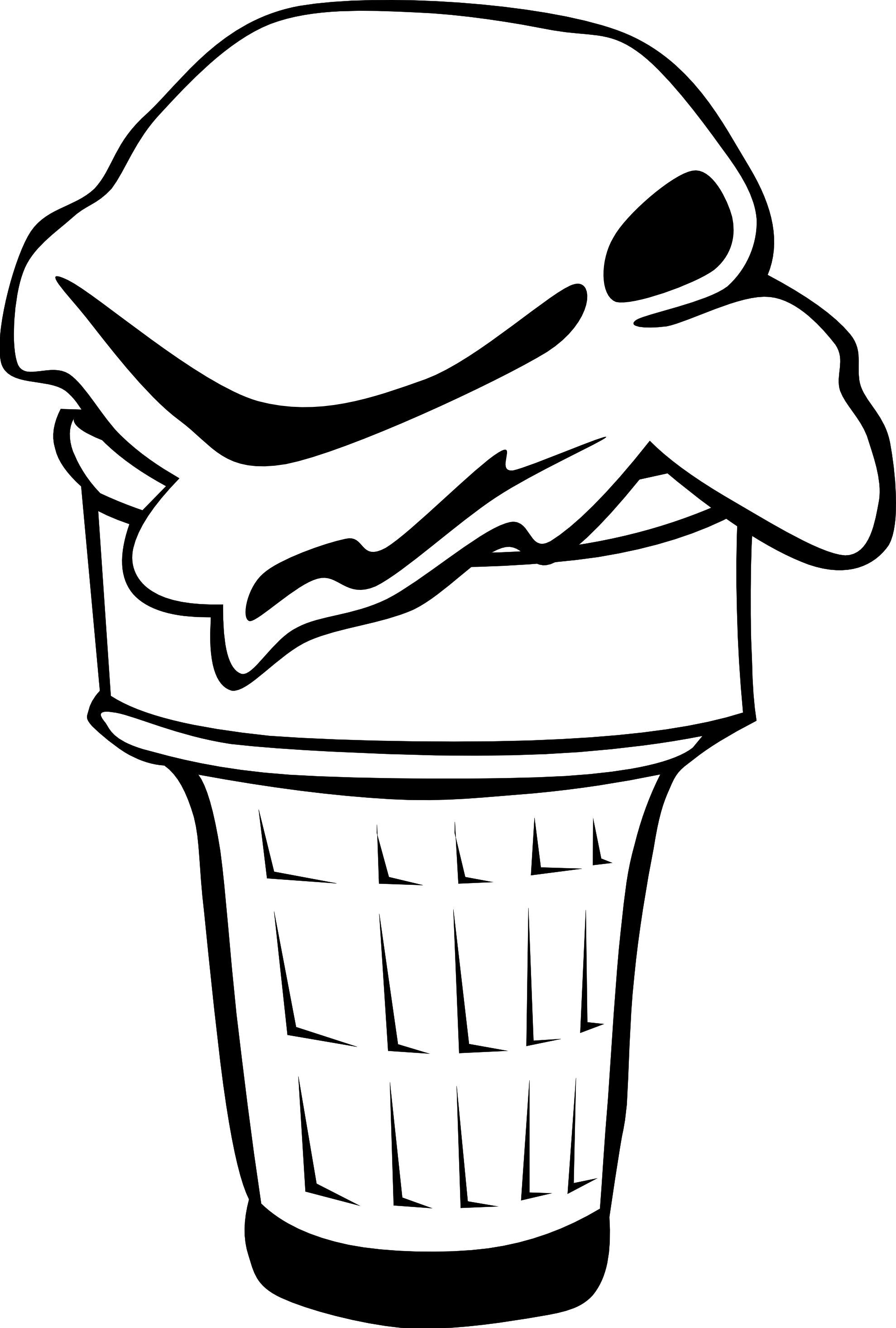 Ice cream  black and white black and white ice cream clipart 3