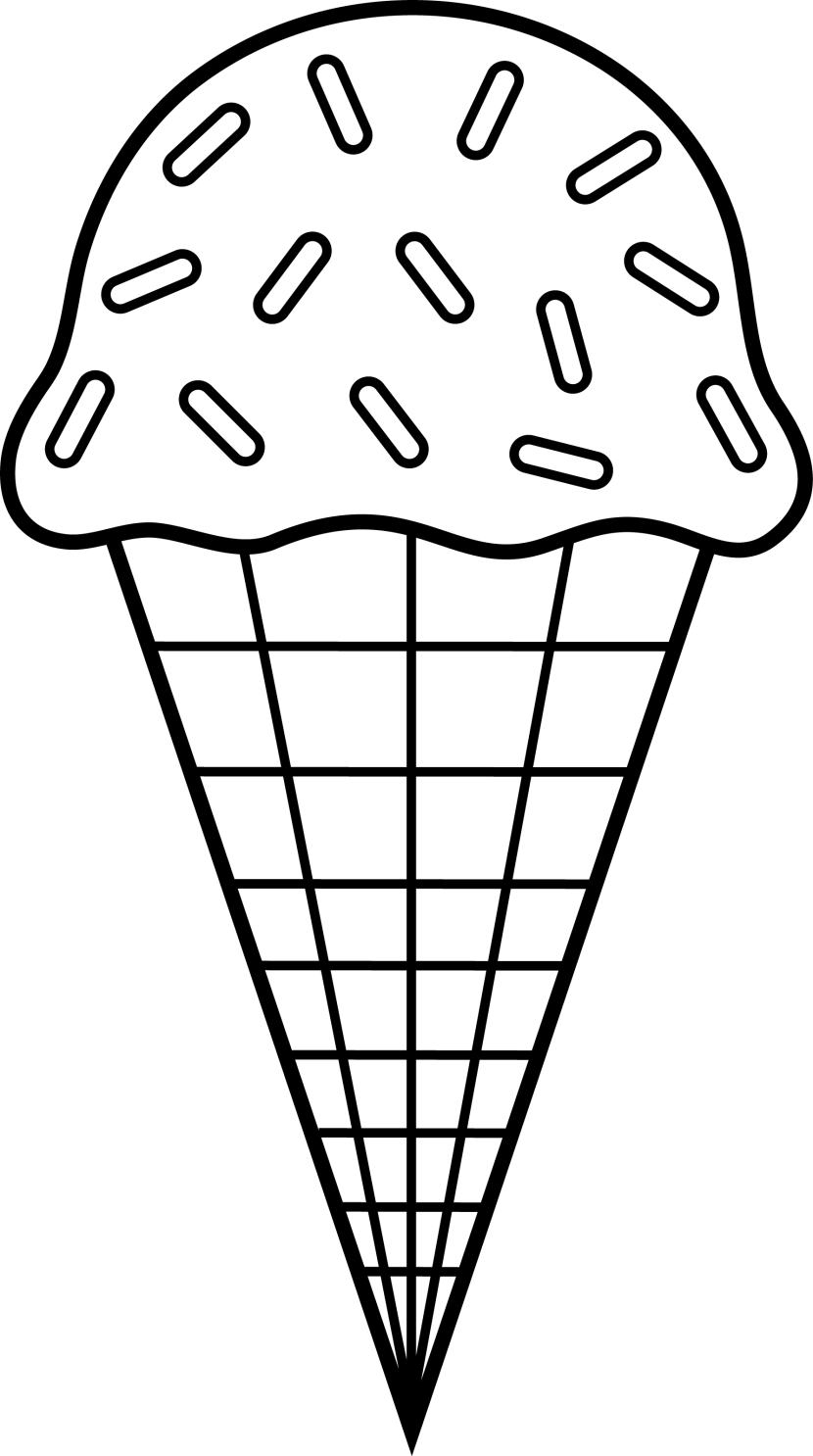 Ice cream  black and white ice cream clipart black and white 5