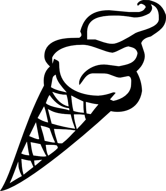 Ice cream  black and white ice cream clipart black and white free 3
