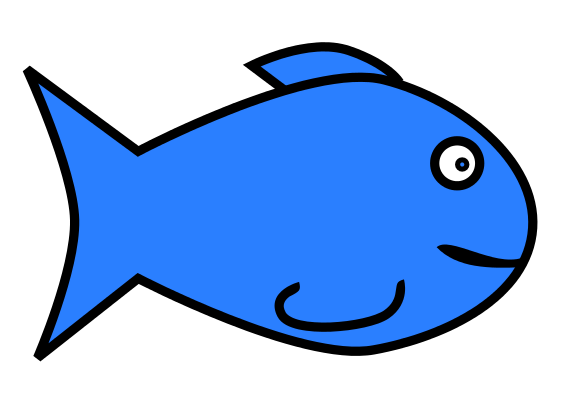 Image of cute fish clipart 9 simple clip art clipartoons