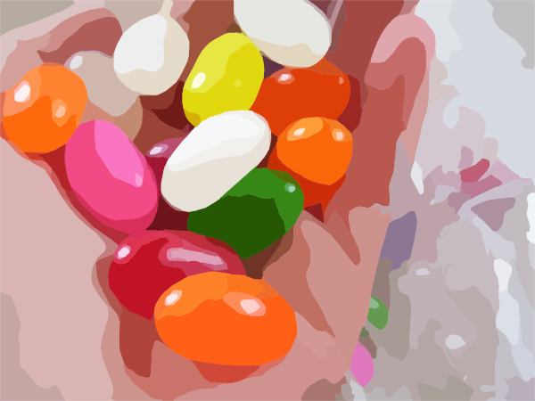 Jelly beans clip art at vector clip art
