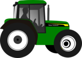 John deere green tractor clip art at vector clip art - WikiClipArt