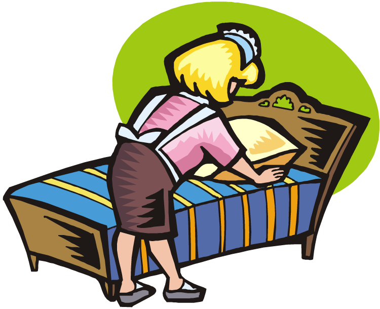 Make bed clipart free images 2