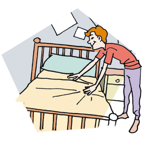 Make bed learn a woodworking clip art
