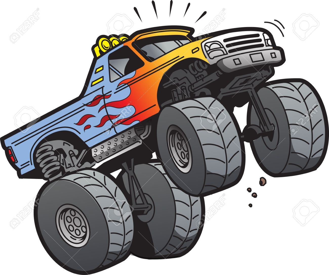 Monster Truck Cartoon Clipart WikiClipArt