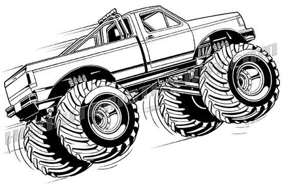 Monster truck clipart top view free images image