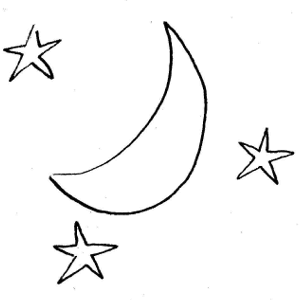 Moon  black and white moon clipart black and white clipart 2