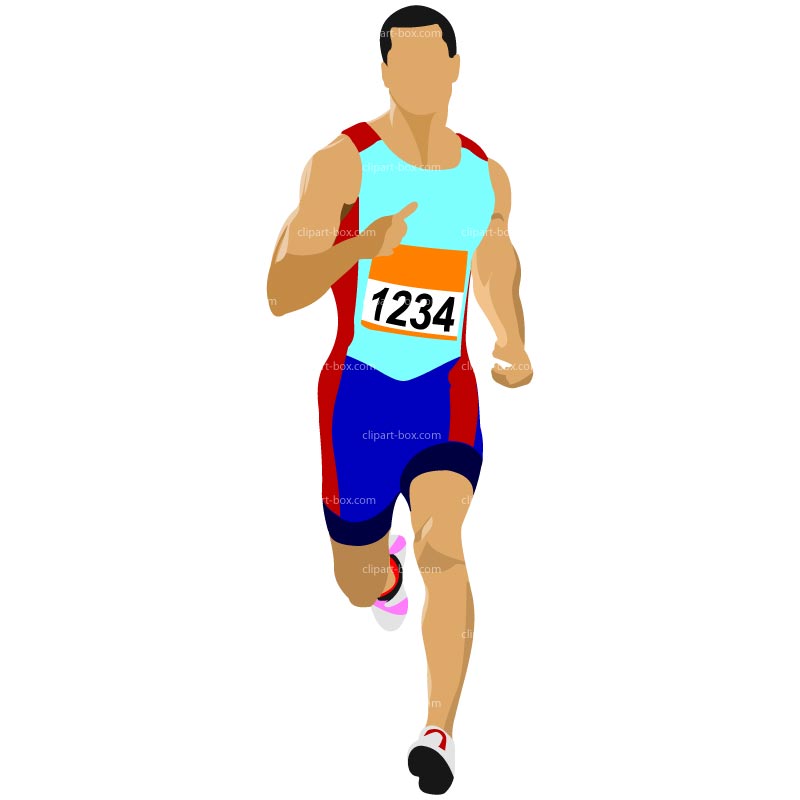 Person running clipart 2