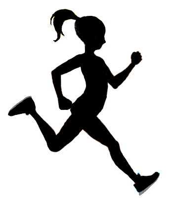 Person running clipart hostted