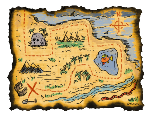 Pirate treasure map clipart free images 4