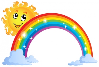 Rainbow  black and white rainbow clip art black and white free clipart images 2