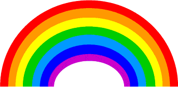 Rainbow  black and white rainbow clip art black and white free clipart images