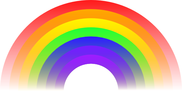 Rainbow  black and white rainbow clip art to download 3