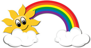 Rainbow  black and white rainbow clipart black and white free images 15