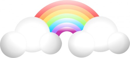 Rainbow  black and white rainbow clipart black and white free images 2 2