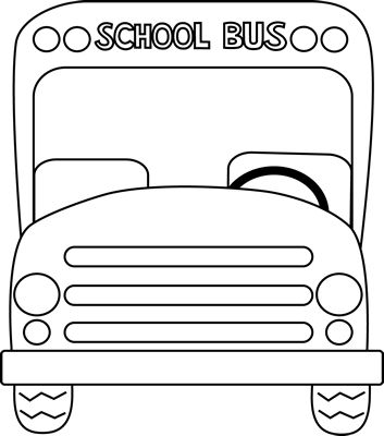 School bus  black and white 0 images about school bus on school clipart 2