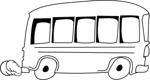 School bus  black and white bus clipart black and white free images