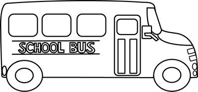 School bus  black and white school bus black and white clipart 2