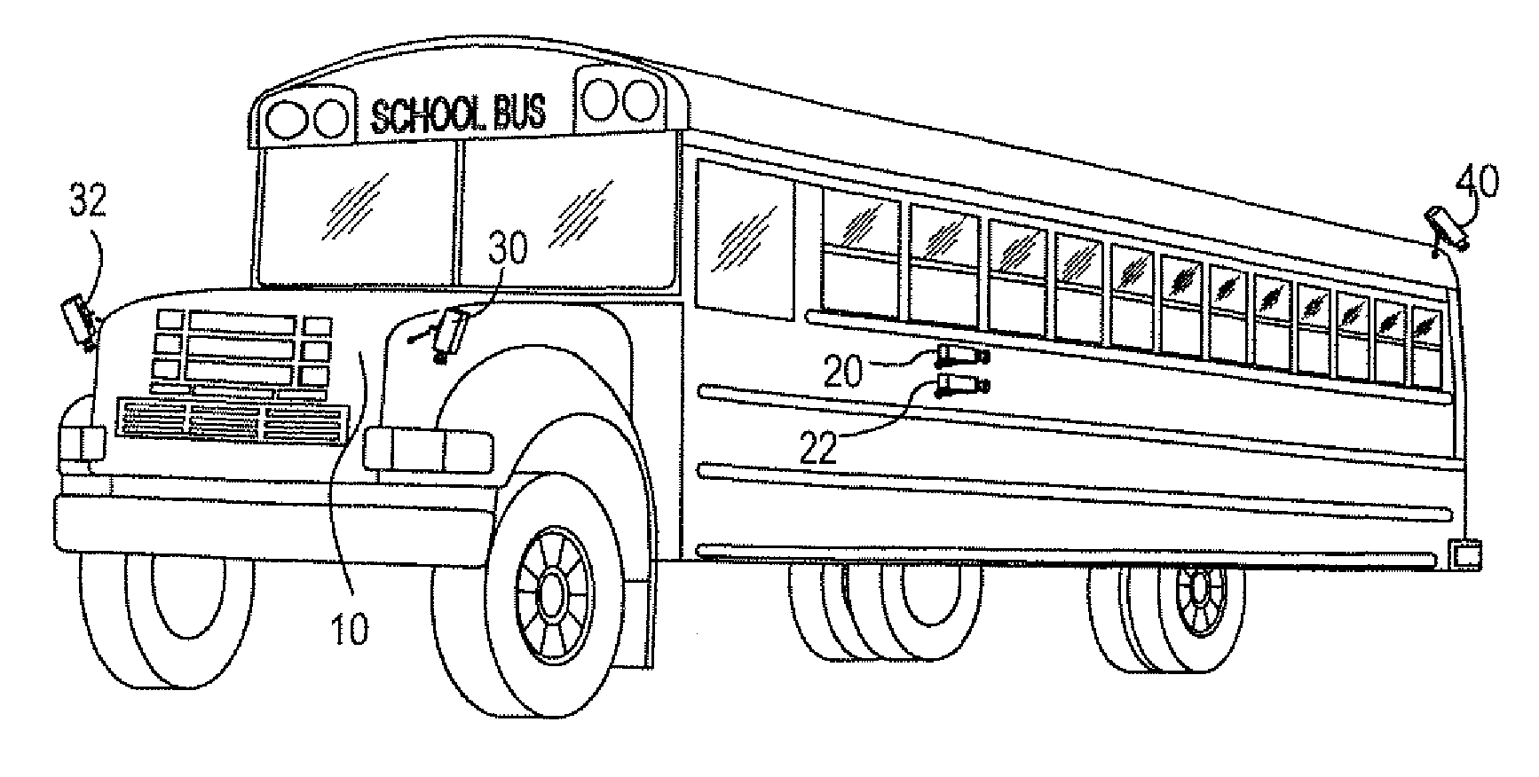 School bus  black and white school bus side view clipart black and white