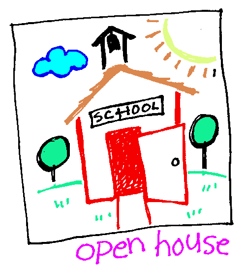 School open house clip art
