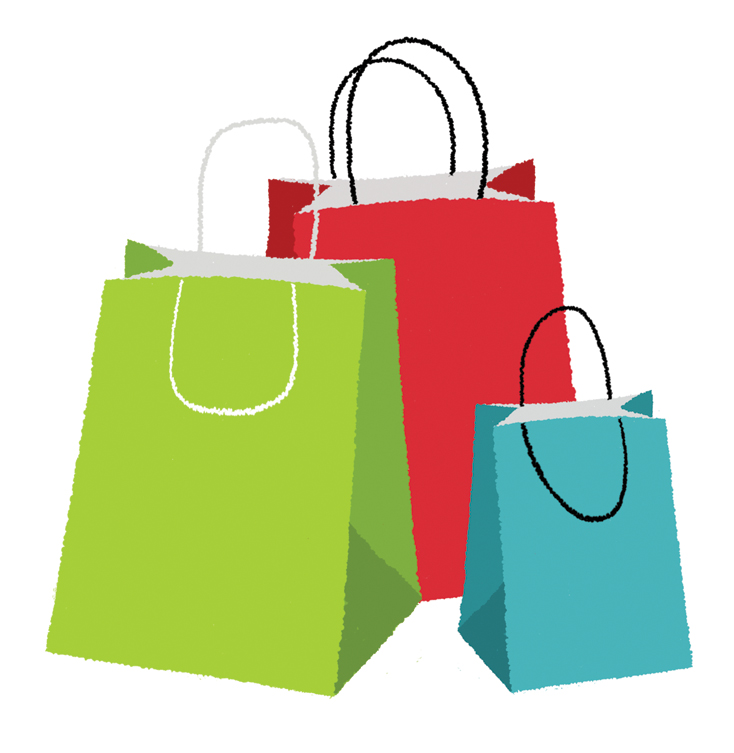 Shopping bags cliparts the