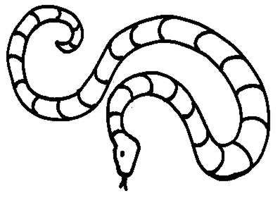 Snake  black and white phobia clipart free clipart images